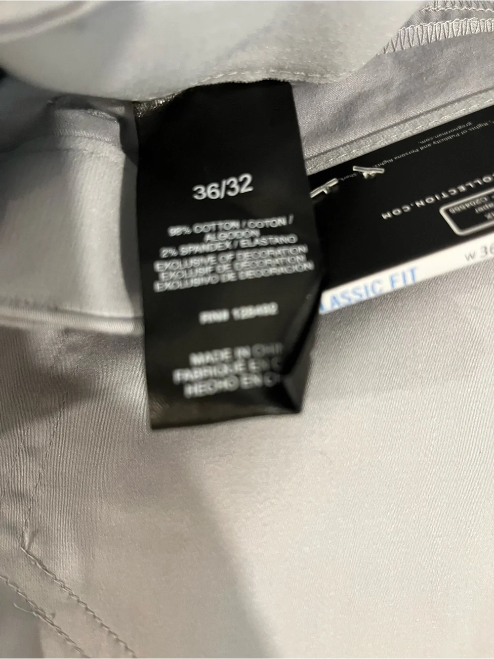 Greg Norman Collection ELEVATE SATEEN 5-POCKET PANT Shark Gray 36x32 - Picture 8 of 8